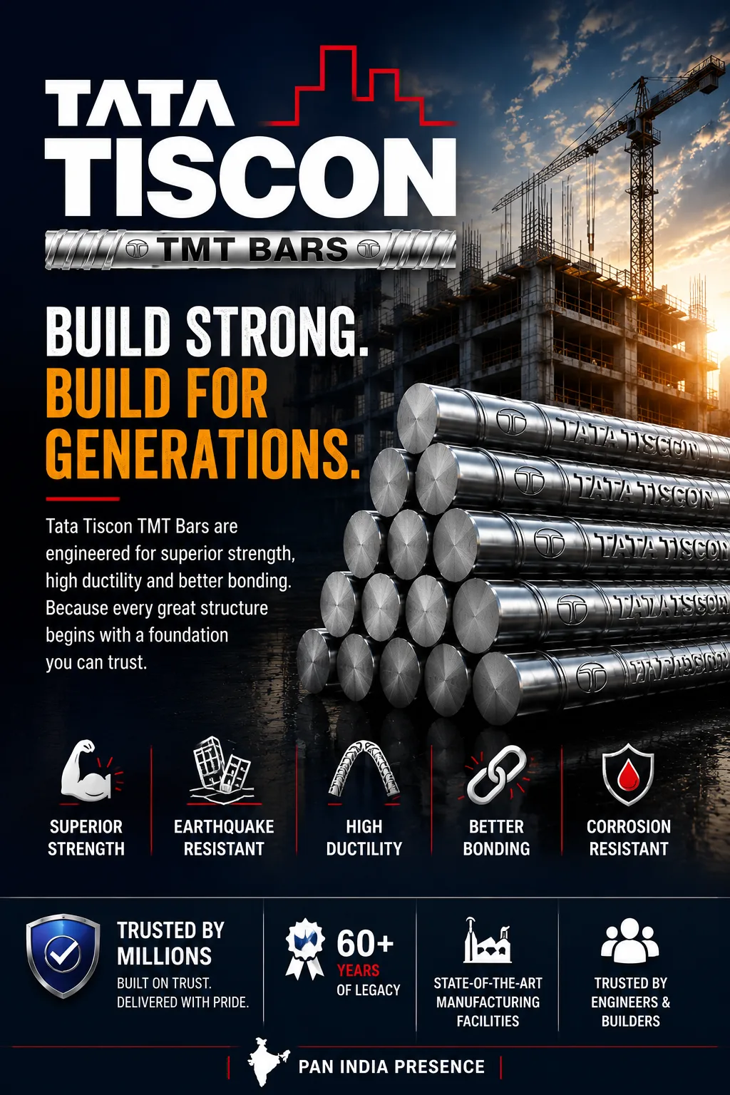 Tata Tiscon TMT Bars